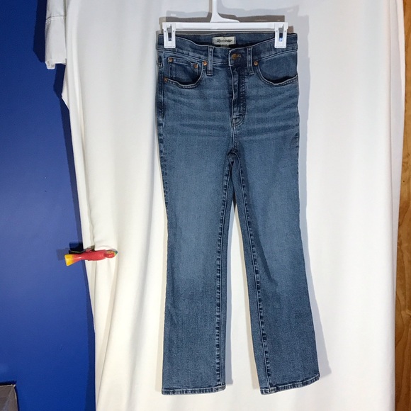 Madewell Denim - Madewell Women's Cali Demi-Boot Straight Leg Blue Jeans, Size 25